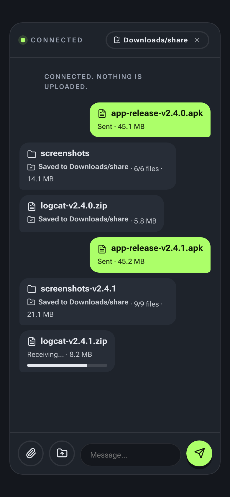 share screenshot